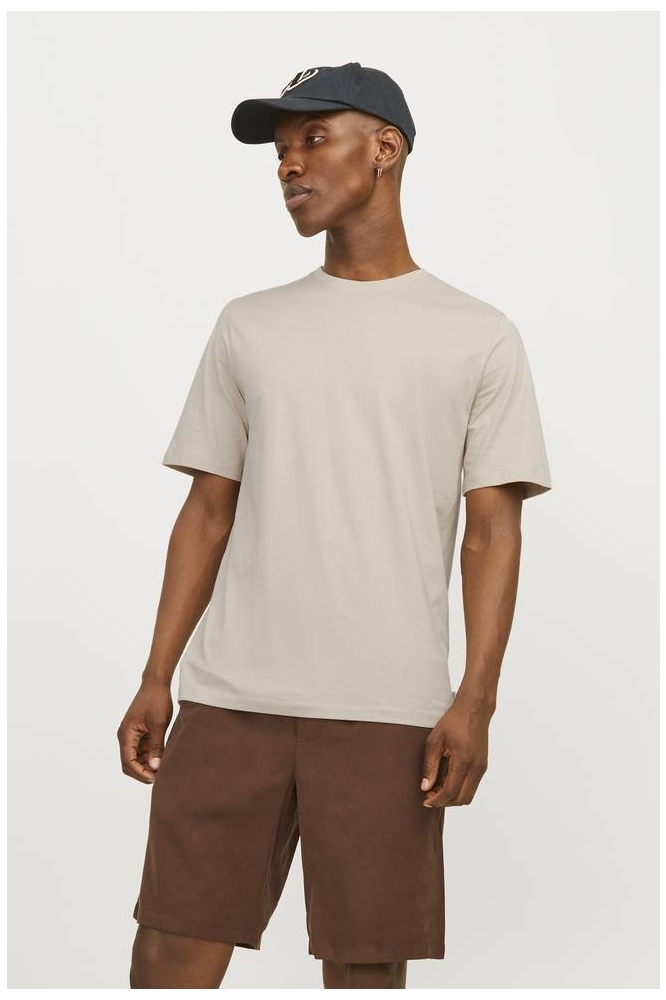 JJEORGANIC BASIC TEE SS O-NECK NOOS 12156101 MOONBEAM